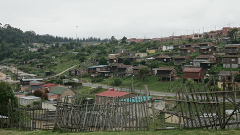 Holzhütten im Township von Knysna