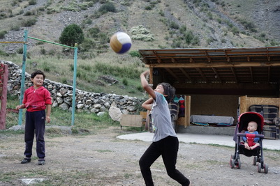 Volleyball macht allen besonders viel Laune.